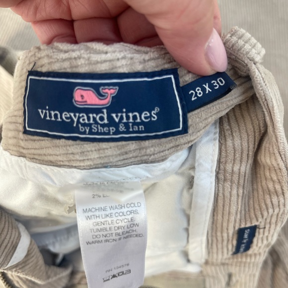 Vineyard Vines Corduroy Slim Fit Breaker Pant - Picture 3 of 5